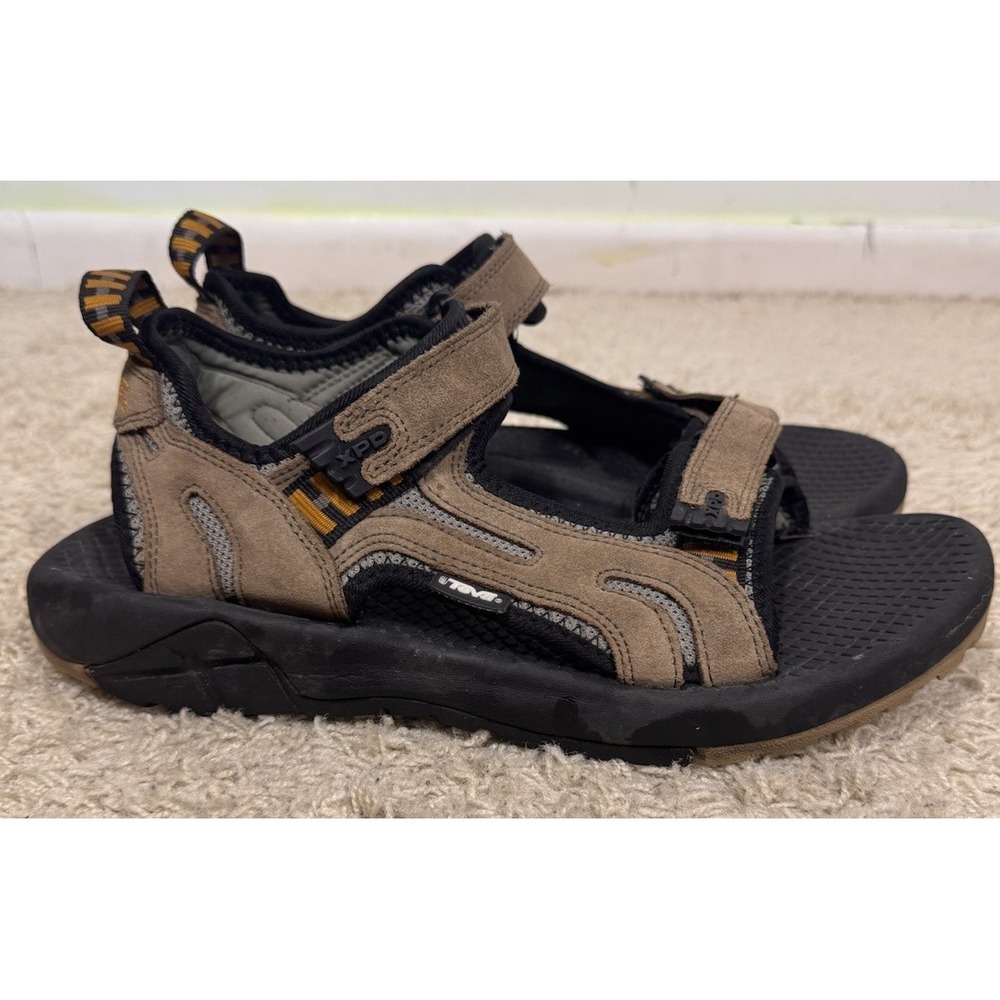 Teva XPD Spoiler II Sport Sandals Men's 11 Brown Suede Outdoor Trail Hiking Shoe - Picture 4 of 11